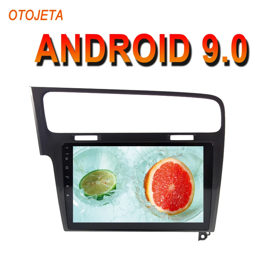 

OTOJETA Android 9.0 2.5D Screen Car Radio Player For GOLF 7 GOLF7 2014 Gray color Multimedia Stereo GPS Navigation tape recorder
