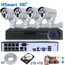 8CH POE NVR CCTV Системы 5MP 4 ТБ NVR poe IP IR-CUT открытый 10x зум POE IP CCTV Камера IP безопасность Системы системы видеонаблюдения