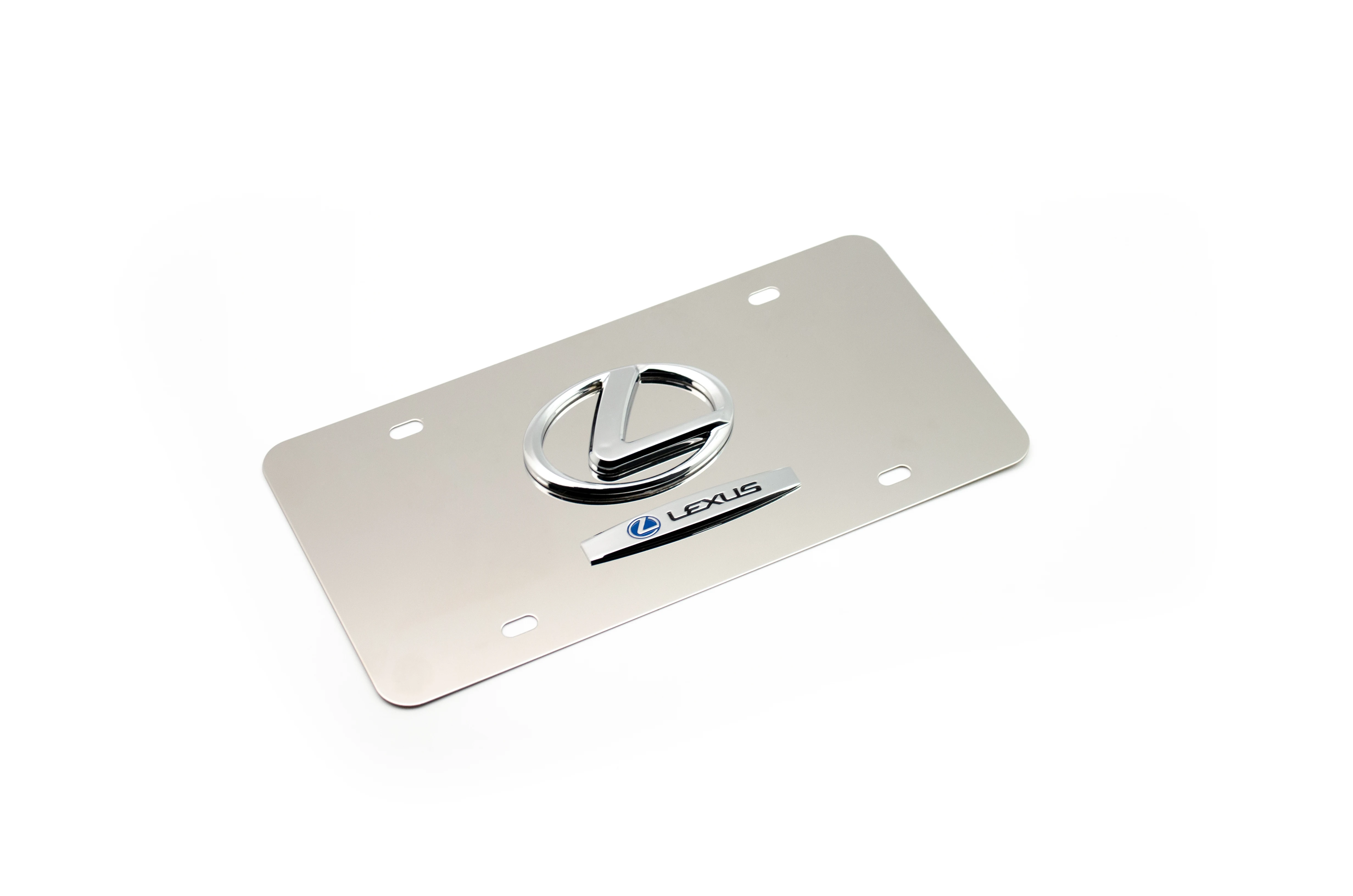 

XCCPJ Chrome License Plate Frame for Lexus Car Number Stainless Steel Auto Number Plate Holder USA Frame Cover Car Accessory
