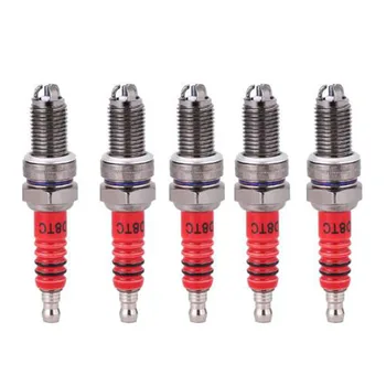 

5 Pcs 3-Electrode Spark Plug D8TC for 125Cc 150Cc 200Cc 250Cc Motorcycle Scooter ATV Quads