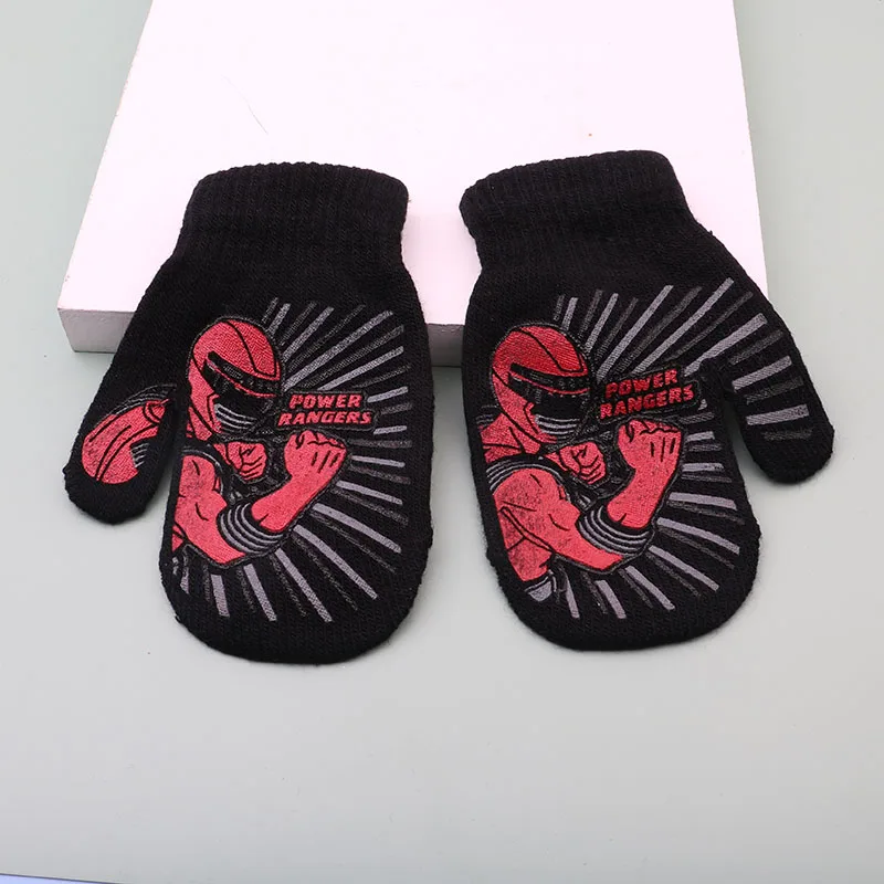 Зимние теплые перчатки, детские вязаные варежки, детские однотонные тянущиеся перчатки для мальчиков и девочек, рождественский подарок, перчатки для мальчиков 14 см