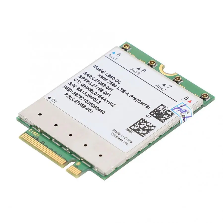 Для Fibocom Cat16 1 Гбит/с L860-GL 4G LTE модуль 4x4 MIMO 256QAM LTE-A беспроводная сетевая карта