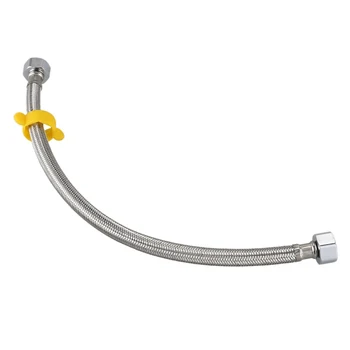 

Shower Water Heater Flexible Braided Hose Tube Pipe 40cm Silver