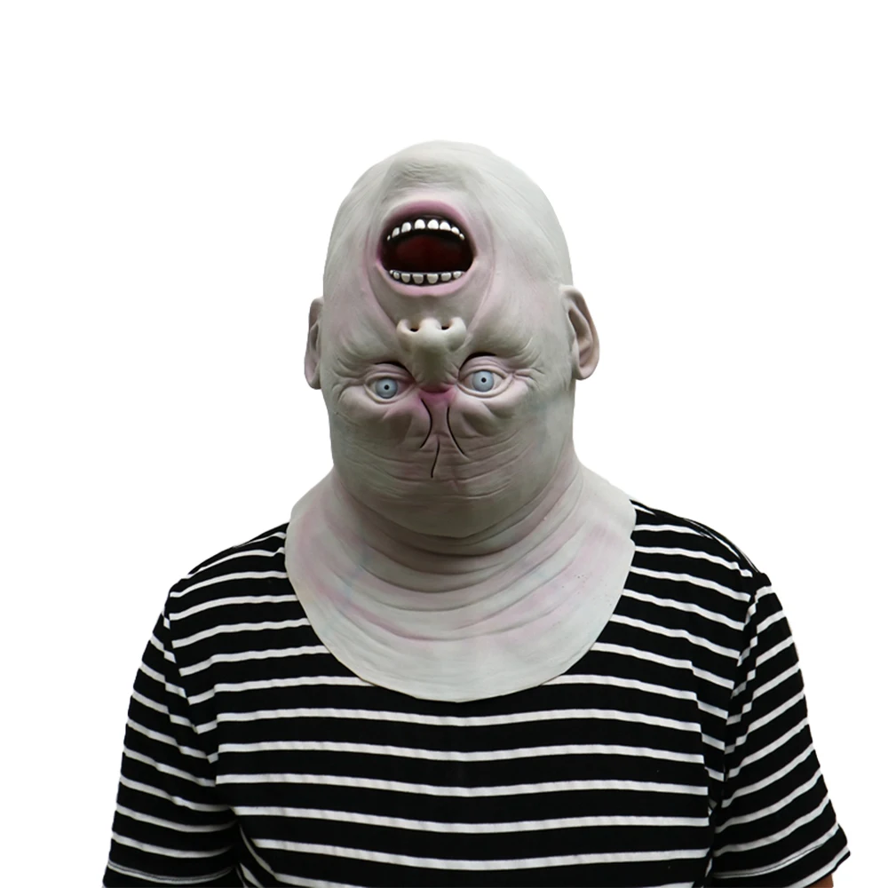 Горячая Новинка Хэллоуин маска для взрослых маска зомби латексная кровавая страшная инопланетянин дьявол полный костюм маска для лица вечерние косплей реквизит DA