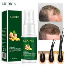 Ginger Hair Growth Spray Anti Hair Loss Products Fast Growing Essential Oils Prevent Hair Thinning Dry Frizzy Damaged Hair Care