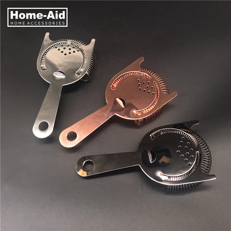 

Useful Stainless Steel Bar Strainer Professional Cocktail Ice Strainer Wire Mixed Drink Bartender Bar Accessories