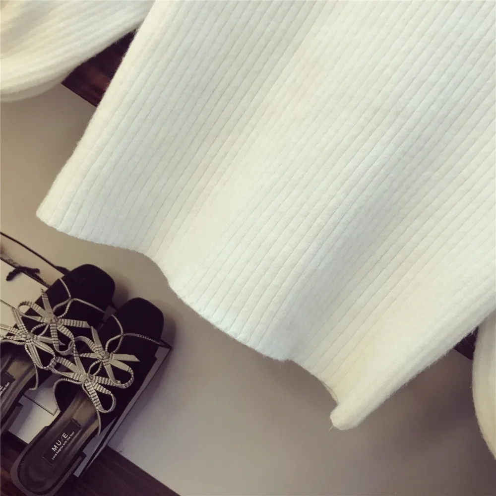 Amolapha Женский вязаный свитер с рукавами-фонариками+ юбка макси, комплект из двух предметов, повседневный комплект одежды в клетку