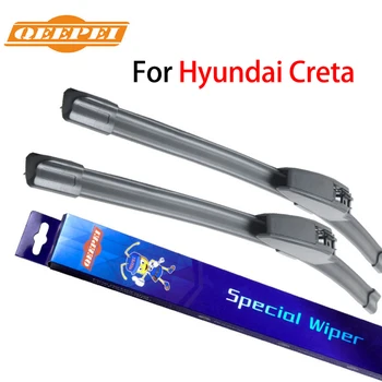 

QEEPEI 26"+16" Window Windsiheld Wiper Blade For Hyundai Creta Car Accessories Auto Rubber Windscreen Wipers