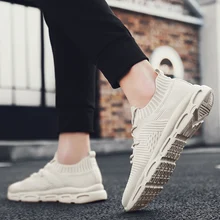 Новинка; обувь из сетчатого материала; брендовая Вулканизированная обувь; мужские легкие дышащие кроссовки; модная спортивная обувь на шнуровке; Tenis Masculino Zapatilla