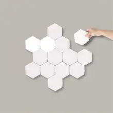 Британская сотовая модульная сборка Гелиос сенсорная настенная лампа светодиодный магнитный настенный светильник для спальни лампа