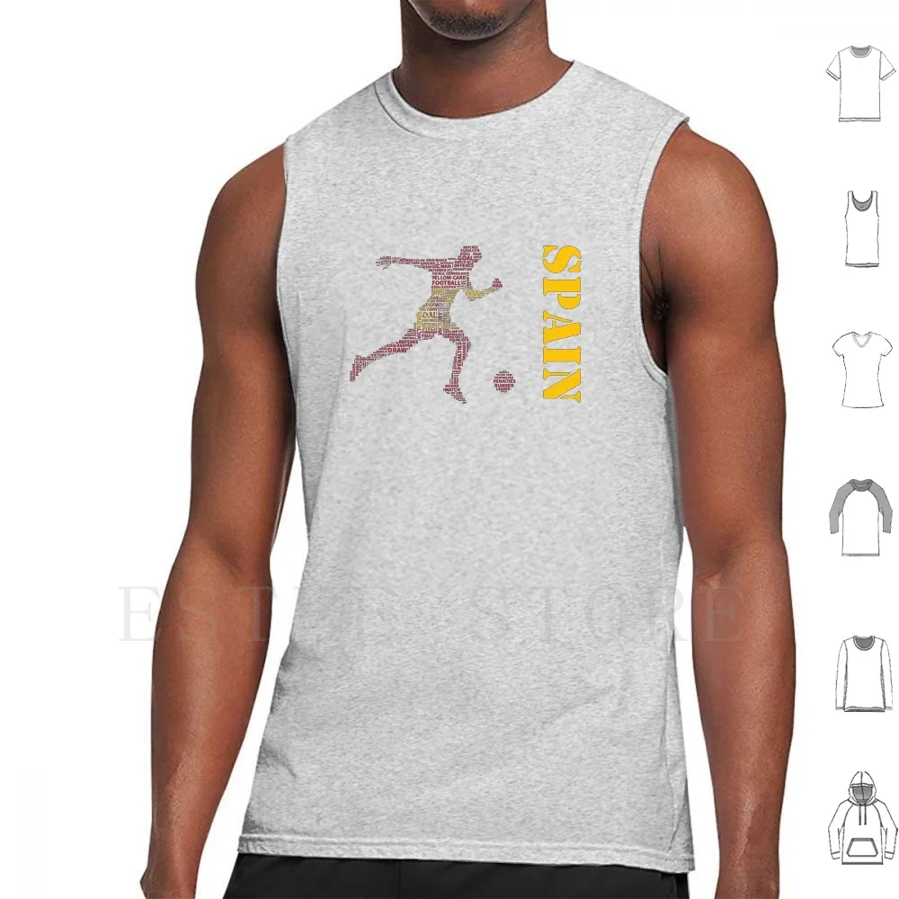 

Spain Flag Football Tank Tops Vest Cotton Spain Flag Football Spain Spain Spain Flag Spain Flag Spain Football Spain National