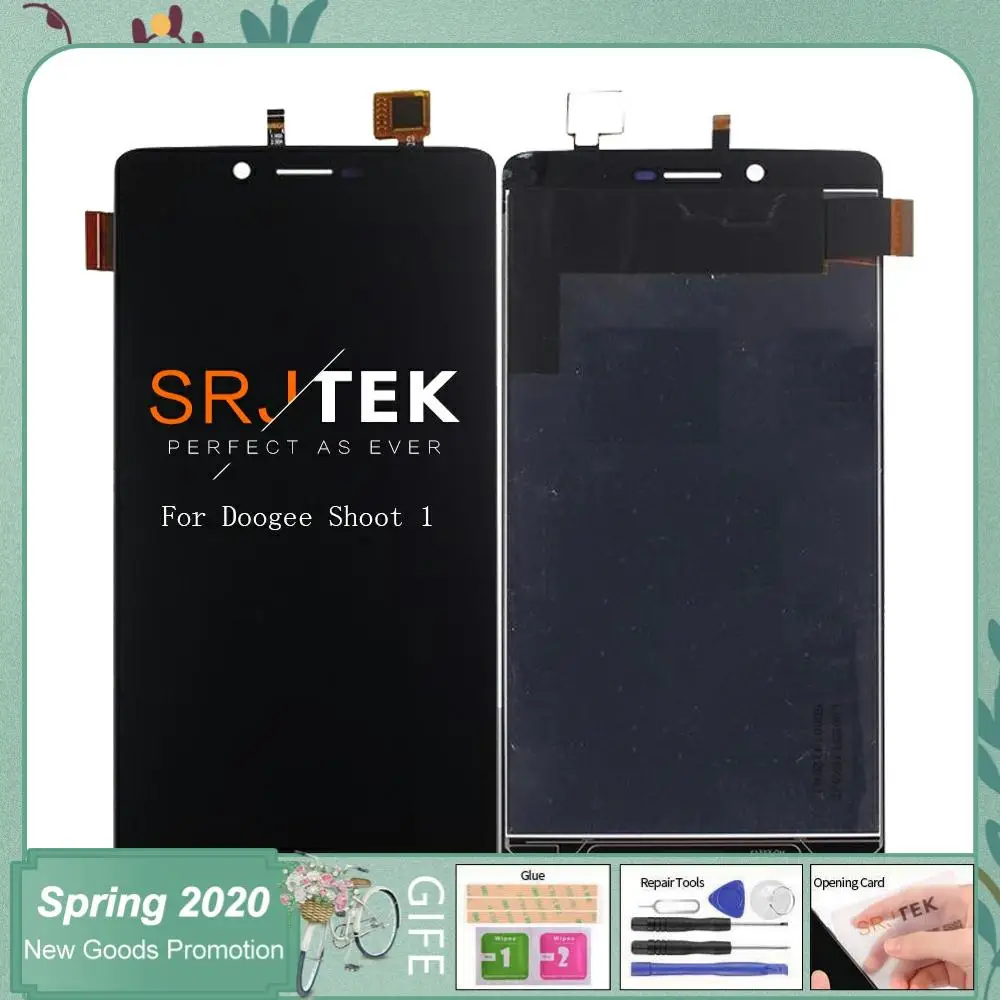 100% протестированный 5 &quotДля DOOGEE Shoot 1 ЖК дисплей кодирующий преобразователь