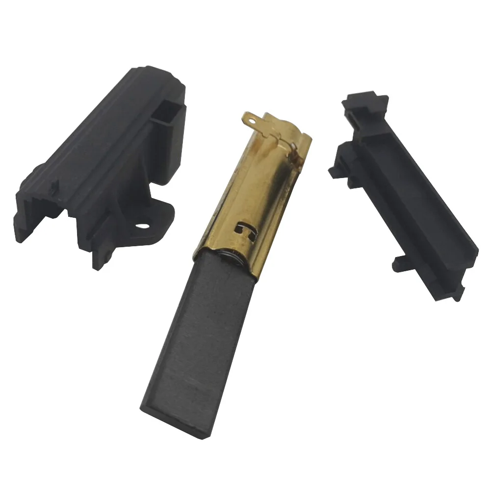 

1 Pair Carbon Brush Washing Machine Parts Easy Install Assembly Portable Accessories Removable Replacement Sturdy For ZANUSSI
