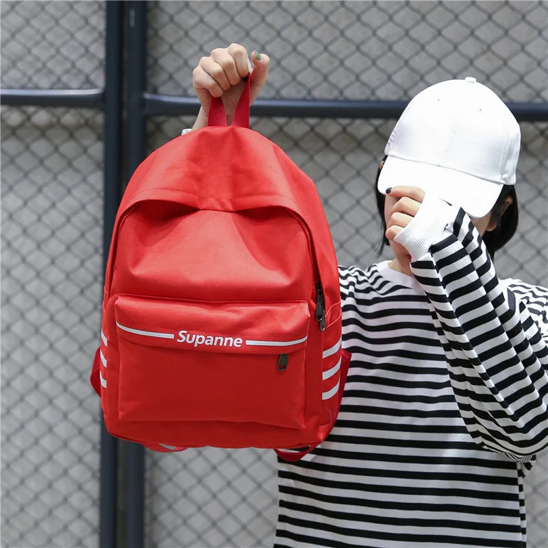 

New Style Cheap of Backpack Simple Lettered College Style Schoolbag Backpack