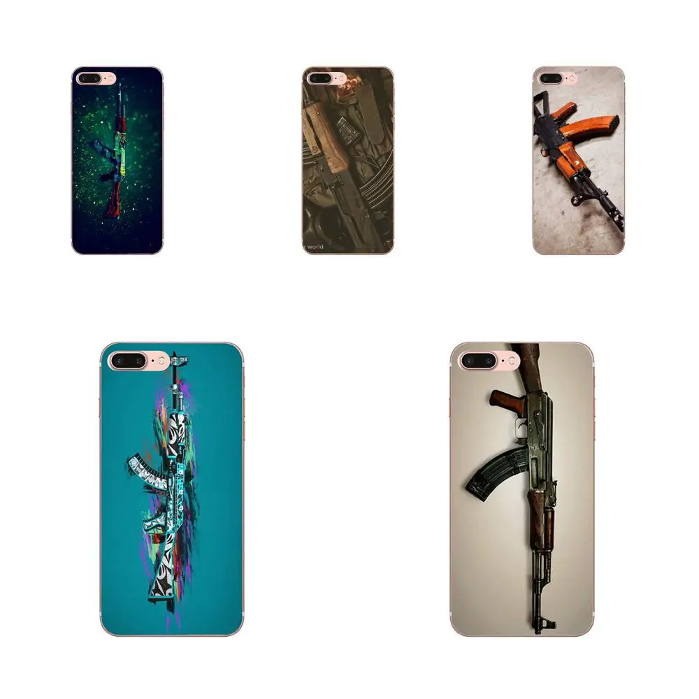 Defend Paris Ak47 Ak 47 M16 Soft TPU Cases Capa For Galaxy J1 J2 J3 J330 J4 J5 J6 J7 J730 J8 2015 2016 2017 2018 mini Pro | Мобильные