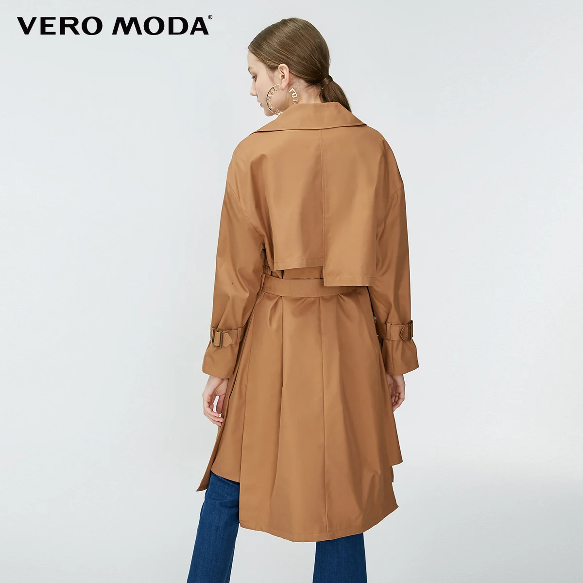 Vero Moda женский двубортный Тренч с лацканами | 319121522