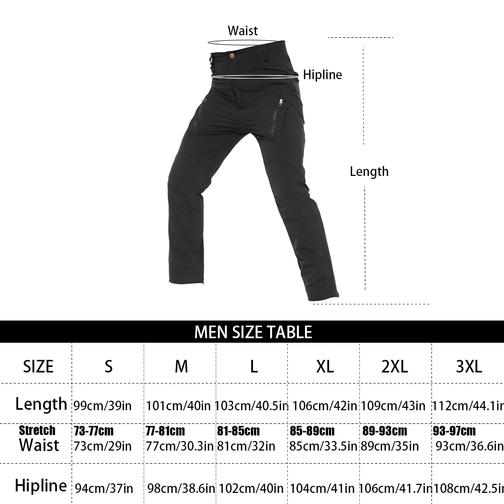 Летние Стрейчевые водонепроницаемые быстросохнущие рабочие гибкие повседневные брюки мужские армейские военные брюки мужские тактические брюки карго женские