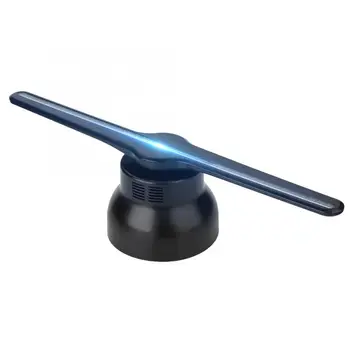 

accesorios 3D Hologram Advertising Display Projector Fan LED Exhibition Fair Cinema Subway Metro Mall mini projecteur 3D