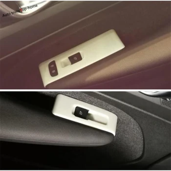 

Yimaautotrims Door Handle Holder Window Lift Button Switch Cover Trim Fit For VOLVO XC40 2018 2019 2020 ABS Interior Mouldings