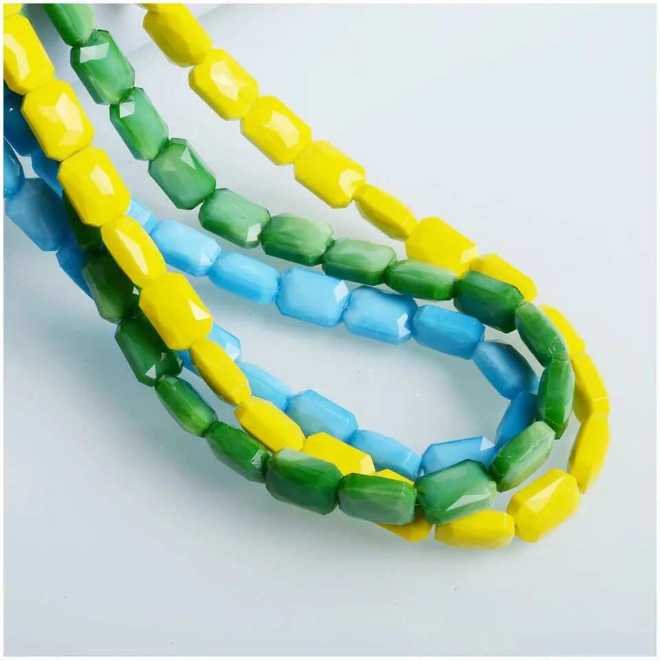 Бусины в виде хрустальных кубиков 10x14 мм Красочные фотообои с орнаментом |