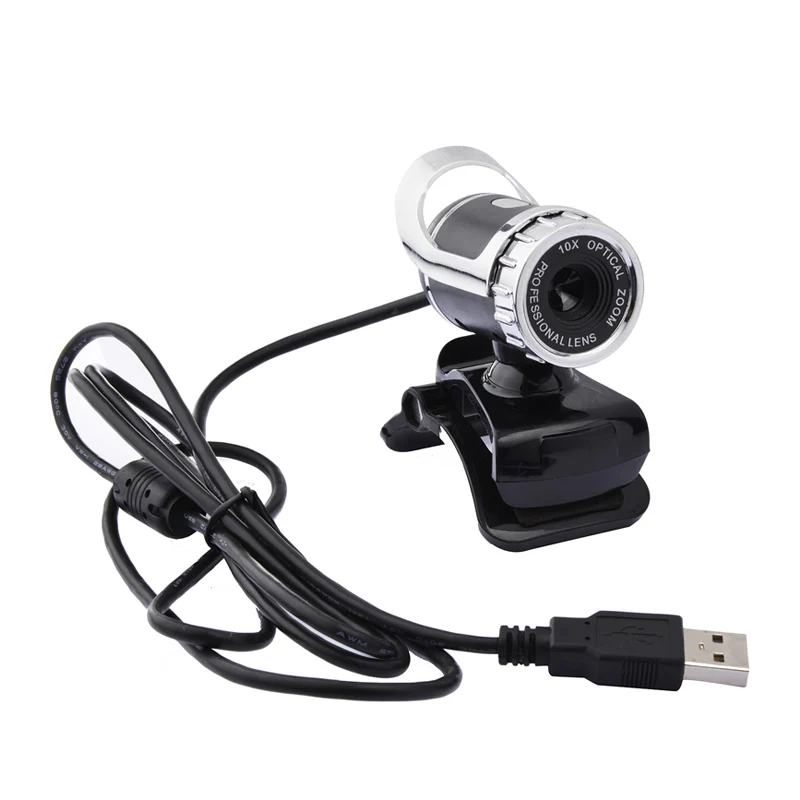 12 мегапиксельная HD веб-камера USB 2,0 веб-камера 360 градусов веб-камера со звукопоглощающим микрофоном для ПК ноутбука SP99 - Цвет: Черный