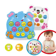 Пластиковые Музыкальные Игрушки для маленьких детей, игра в хомяка, насекомое, игра в фруктовый червь, Обучающие инструменты, музыкальные инструменты