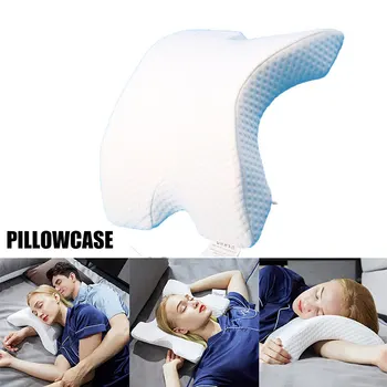 

Soft Memory Foam Pillow Case Couple Anti Numb Neck Sleep Pillow Cover Case DEC889