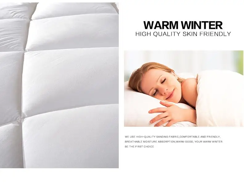 Luxury Soft Warm Winter Thicken Duvet Quilt Core All-Season Down Alternative Duvet With Plush Washable Duvet For Hotel Home