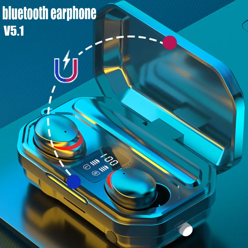 9D стерео HD Беспроводная bluetooth гарнитура водонепроницаемые спортивные