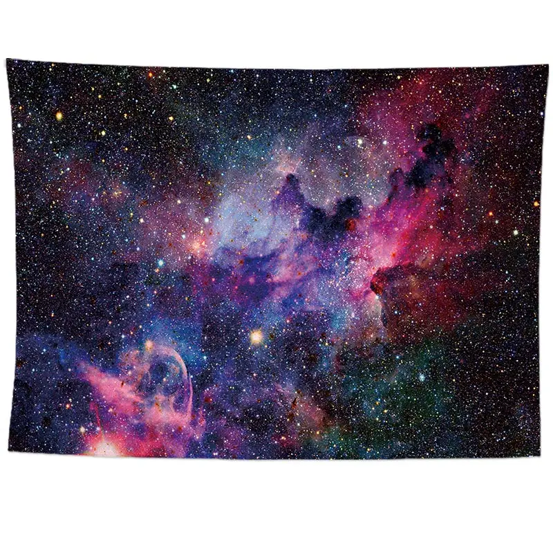 6127 Galaxy психоделический гобелен, Настенное подвесное одеяло, декоративный настенный ковер для гостиной, на заказ - Цвет: 6127