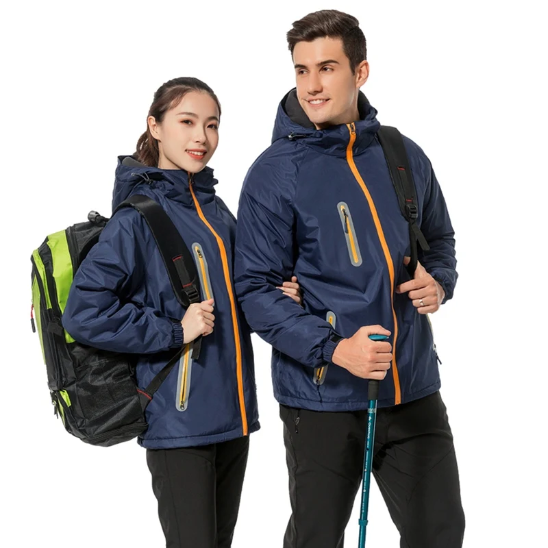 

Windbreaker Winter Jacket Outdoor Hiking Thick Coat Mens Thermal Windbreaker Male Camping Skiing Sport Jacket Waterproof