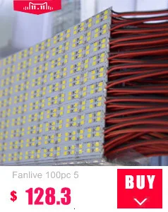 Fanlive 10 шт./лот натуральный белый нейтральный белый 4500 k алюминиевая крышка для ПК 1 м DC12v 72 Led SMD5630 5730 Жесткая светодиодная осветительная балка