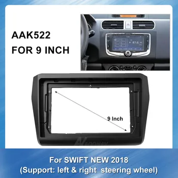 

2 DIN Car Radio Frame Fascia for SUZUKI SWIFT NEW 2018 (left&right) Stereo Dash Install Trim Panel Car Plate Kit Car Audio Frame