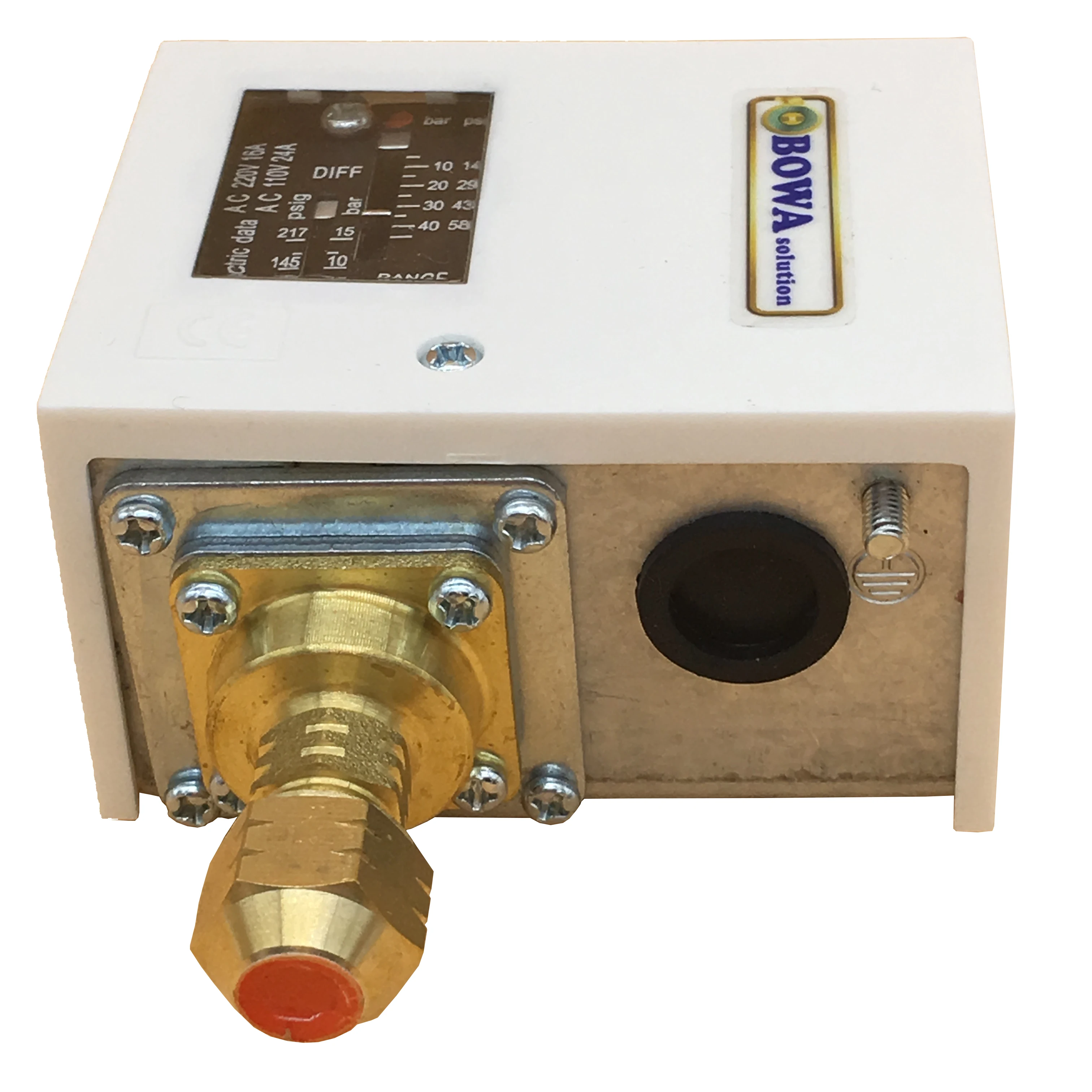 4.5MPa pressure switch is used to control R410a condenser fan to keep