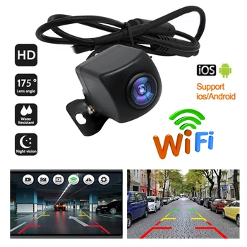 

WiFi 720P HD Car Rear View Camera Night Vision IP67 Waterproof Auto Backup Reverse Parking Camera for iOS Android