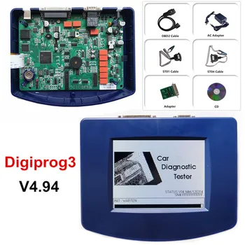 

Newest V4.94 Digiprog3 obd version with OBD2 ST01 ST04 Cable Digiprog 3 Odometer Tool+ Full Software support multi-language