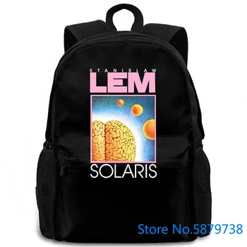

SOLARIS science fiction novel by Stanistaw Lem v1 s Brand Fitness Body Building women men backpack laptop travel school