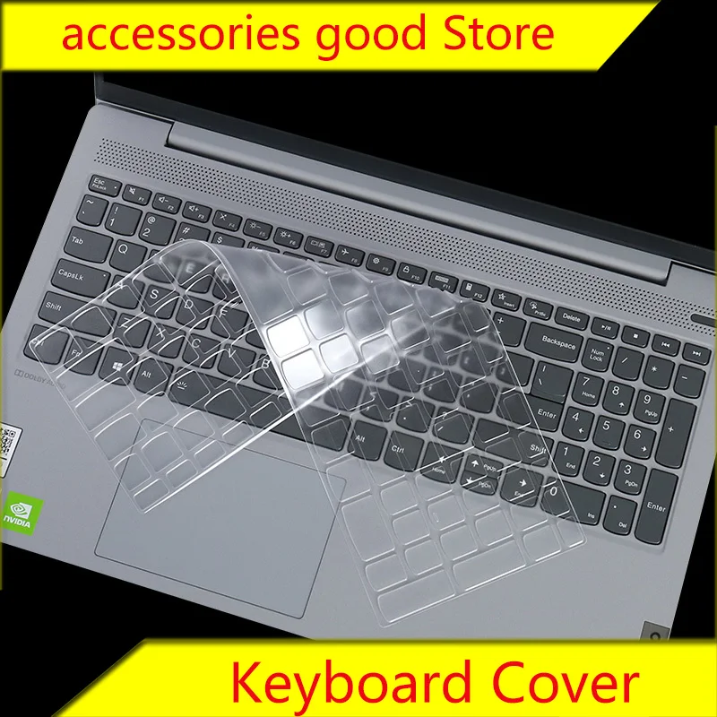 

Keyboard Cover Protector Skin for Lenovo Xiaoxin Air 15 2021 Notebook Keyboard Membrane Mute Silicone 15.6-inch Protective Film