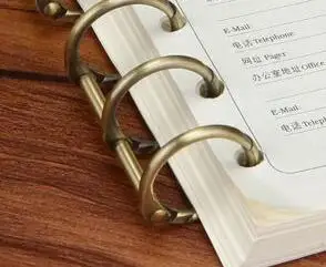 2 шт., 3 круга, блокнот с вкладышами, металлическое кольцо для переплета, шарнирные кольца, альбомы, скрепки для скрапбукинга, стол, календарь, круг, офисный переплет, поставка - Цвет: 2pcs            3CM