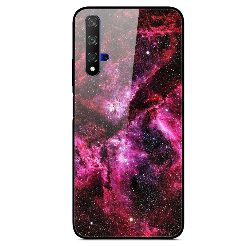 5 Для huawei Nova 5T Чехол закаленного стекла Задняя крышка с принтом Жесткий Чехол для Coque huawei Nova 5T чехол для телефона Nova5T 5 T чехол-бампер - Цвет: 5