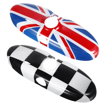 

For Mini Cooper S R55 R56 R60 Countryman Styling 2008-2016 Car Rear Abs Red Union Jack Rearview Mirror Cover Decoration Accessor