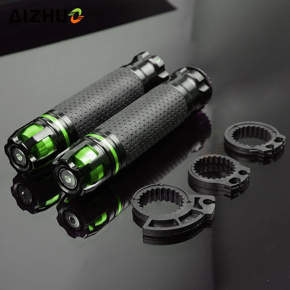 green CNC Аксессуары для мотоциклов ручки руля ручная ручка для YAMAHA YZF R1 R6 2005 2006 2007 2008 2009 2010 2011 2012 - Цвет: green