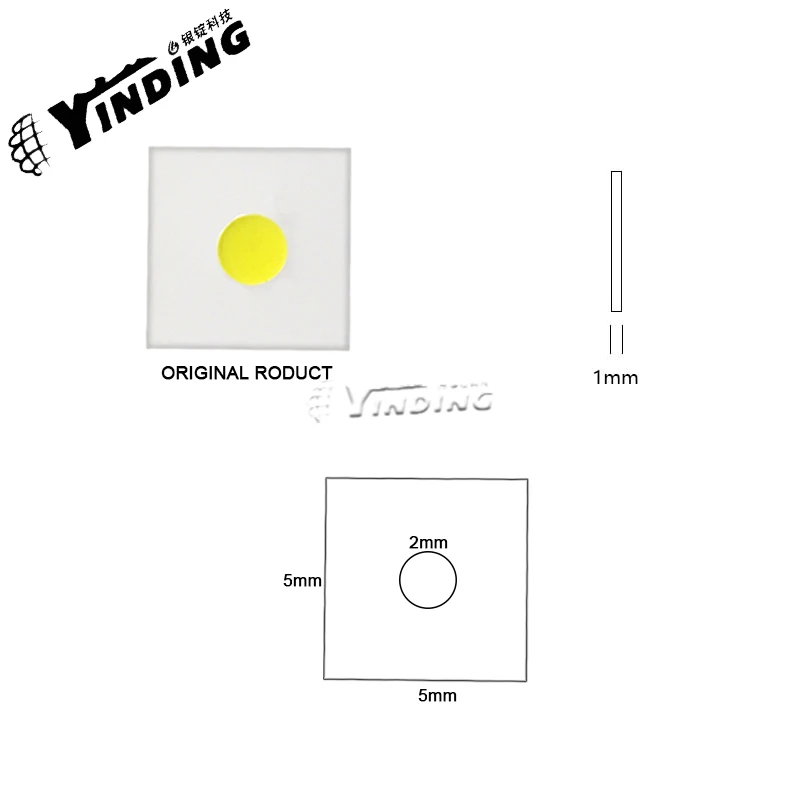 1pcs YINDING 5050 25W high power chip 5000-6300K Cold white Outdoor lighting、Indoor lighting chip led、SMD reflow soldering