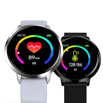 

Smartwatch K12 Blood Pressure Heart Rate Monitor Oxygen Monitor IP68 Waterproof Ultrathin Smart Watch with Music Control
