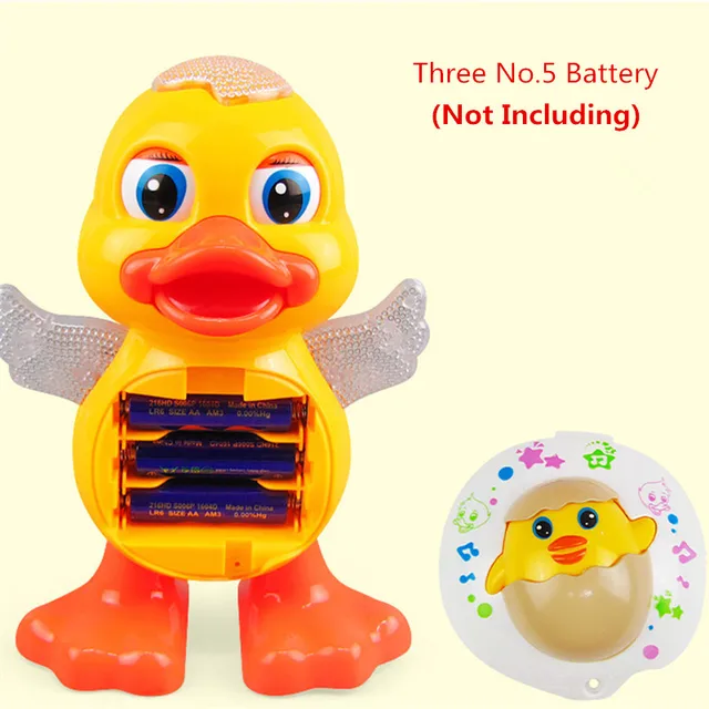 Electric Dance Lighting Duck Educational Toy Musical Interactive Kids Gifts 4