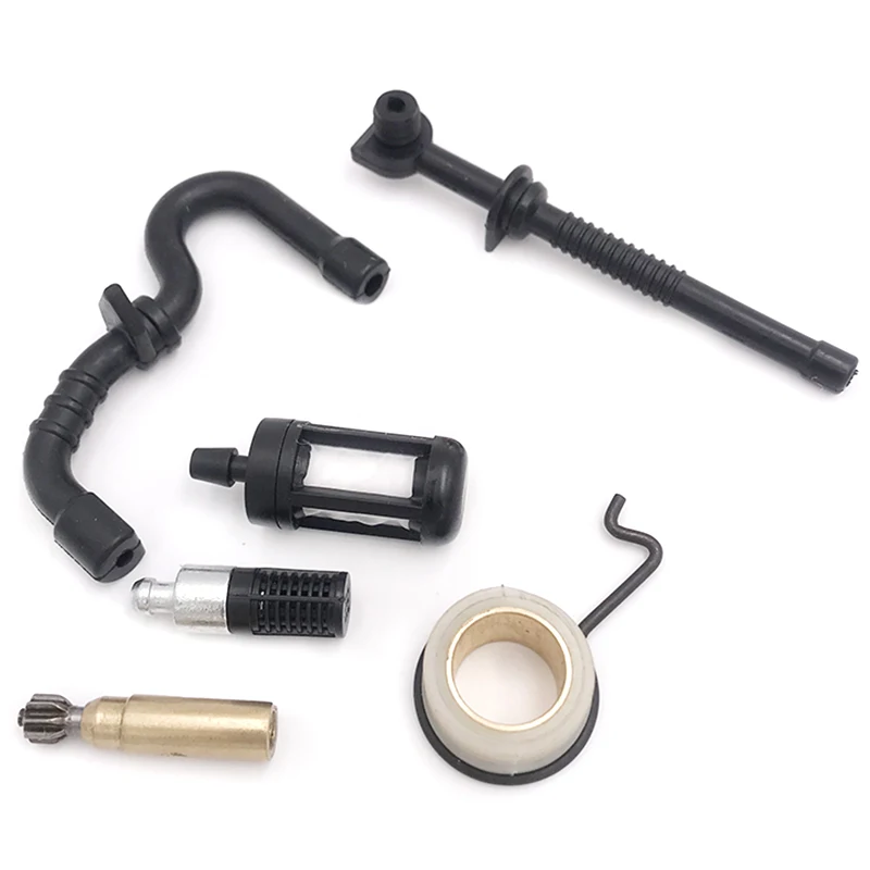Chainsaw Parts Oil Pump Worm Gear Fuel Oil Filter Line Hose Kit for Stihl MS 180 170 MS180 MS170 018 017