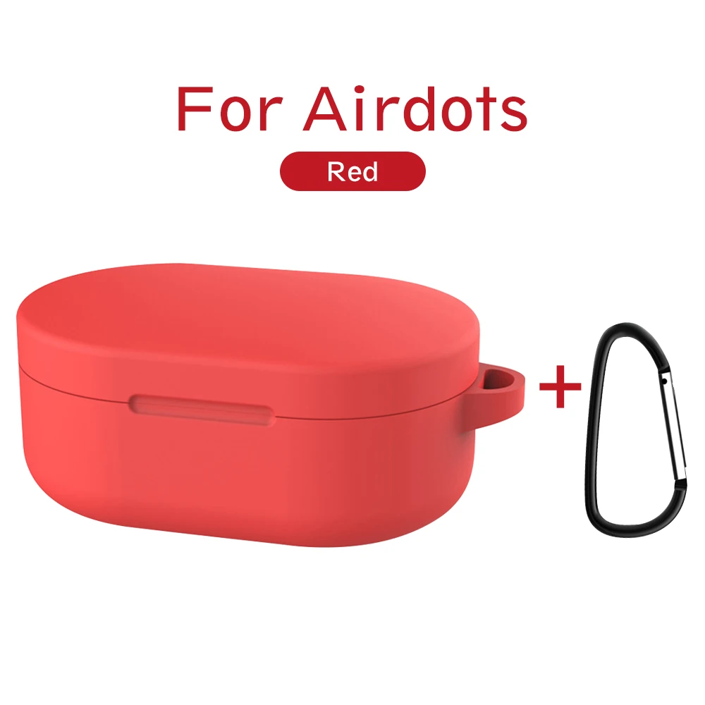 Чехол для Redmi Airdots airdots чехол с анти-потерянным крючком силиконовый наушник мягкий чехол для Redmi Airdots Air Dots Airdot сумка