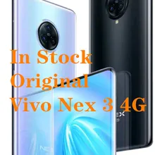 Vivo Nex 3 4G мобильный телефон 6,8" FHD Snapdragon 855 Восьмиядерный 8 ГБ ОЗУ 128 Гб ПЗУ 64.0MP 44 Вт Зарядное устройство Android 9,0 телефон