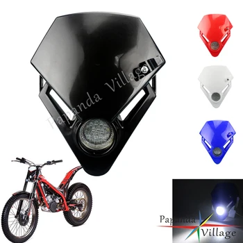 

Mini Dirt Bike Motorcycle Universal Vision LED Headlight Fairing For GASGAS TXT PRO 280 125 Racing Motocross Headlamp Black