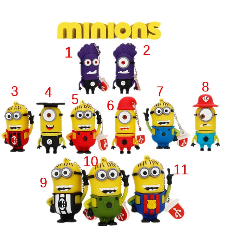 

pendrive 128gb real capacity USB 2.0 pen drive cartoon style USB flash drive 8GB 16GB 32GB 64GB usb memoria stick free shipping